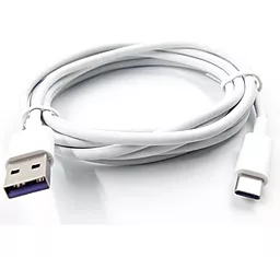 Кабель USB Dengos USB Type-C Cable 2м Белый (PLS-TC-2M-USB3)