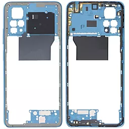 Рамка корпуса Xiaomi Poco X4 Pro Blue - фото Рамка корпуса Xiaomi Poco X4 Pro Blue