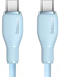 Кабель Baseus Pudding Series Fast Charging USB Type-C - Type-C 100w 5a 1.2м PD cable Blue (P10355702311-00) - фото Кабель Baseus Pudding Series Fast Charging USB Type-C - Type-C 100w 5a 1.2м PD cable Blue (P10355702311-00)
