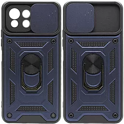 Чехол Epik Camshield Serge Ring Magnet для Xiaomi Mi 11 Lite Синий