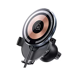 Автотримач магнітний Usams CD164 Transparent Magnetic Car Wireless Charger Transparent