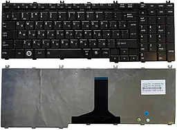 Клавиатура для ноутбука Toshiba Satellite A500 A505 F501 L350 L355 L500 L505 L550 L555 P200 P205 P300 P500 P505 X200 X205 Qosmio F50 F60 G50 X300 X305 X500 X505 Glossy черная