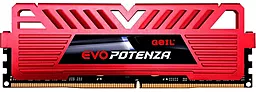 Оперативна пам'ять Geil 8GB DDR4 3200MHz EVO Potenza Red (GPR48GB3200C16ASC)