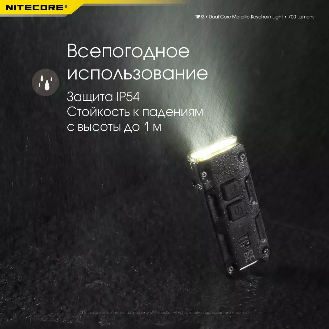 Ліхтарик Nitecore TIP SE (6-1430_gray) Сірий - фото 19