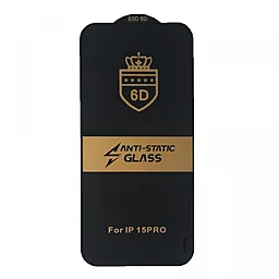 Защитное стекло 1TOUCH 6D EDGE TO EDGE (без упаковки) для Apple iPhone 15 Pro Black - фото Защитное стекло 1TOUCH 6D EDGE TO EDGE (без упаковки) для Apple iPhone 15 Pro Black