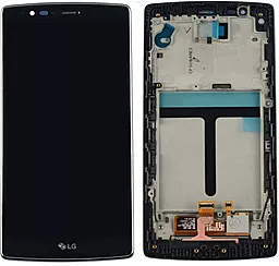 Дисплей LG G Flex 2 (H950, H955, F510, US995, LS996, LGLS996) з тачскріном і рамкою, оригінал, Black
