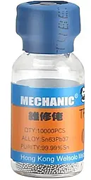 BGA шарики Mechanic XZ10 0.40 мм 10 000 шт. в стеклянной емкости - фото BGA шарики Mechanic XZ10 0.40 мм 10 000 шт. в стеклянной емкости