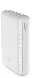 Повербанк GOLF G42 10000 mAh White - фото Повербанк GOLF G42 10000 mAh White