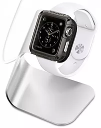 Док-станция для умных часов Apple Watch Spigen Stand S330 Silver (SGP11555) - миниатюра 3