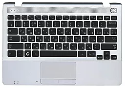 Клавиатура для ноутбука Samsung NP300U1 Keyboard+Touchpad+передняя панель BA75-03302D черная