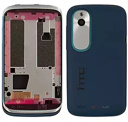 Корпус для HTC Desire V T328w Blue