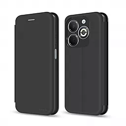 Чехол MAKE для Infinix Smart 8 Plus/8 Pro Flip Black (MCP-IS8PL/8P) - фото Чехол MAKE для Infinix Smart 8 Plus/8 Pro Flip Black (MCP-IS8PL/8P)