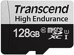 Карта памяти Transcend microSDXC 128GB High Endurance Class 10 UHS-I U1 + SD-адаптер (TS128GUSD350V) - миниатюра 2
