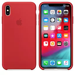 Чехол Case Silicone для Apple iPhone XS Max Red