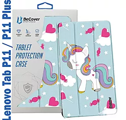 Чехол для планшета BeCover Smart Case для Lenovo Tab P11 / P11 Plus Unicorn (708071) - фото Чехол для планшета BeCover Smart Case для Lenovo Tab P11 / P11 Plus Unicorn (708071)