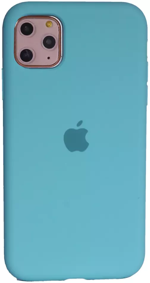 Чехол Silicone Case Full для Apple iPhone 11 Pro Ice Blue - фото 1