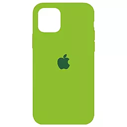 Чехол Silicone Case Full for Apple iPhone 11 Party Green