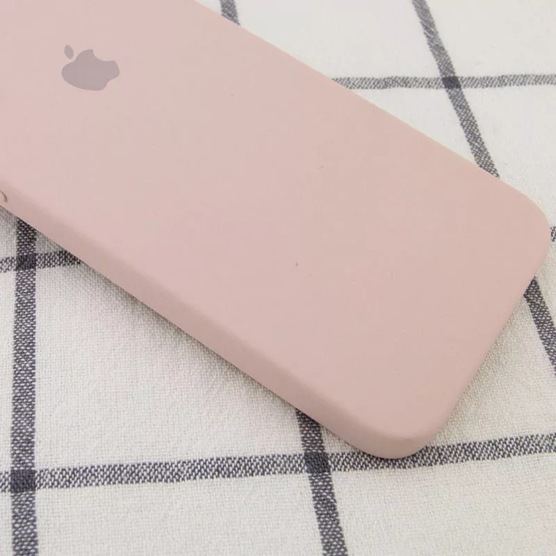 Чехол Silicone Case Full Camera Square для Apple iPhone 7 Plus, iPhone 8 Plus Pink Sand - фото 2