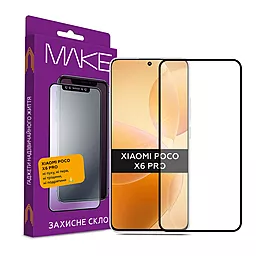 Защитное стекло MAKE для Xiaomi Poco X6 Pro (MGF-XPX6P)