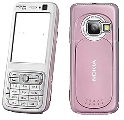 Корпус для Nokia N73 Pink/White