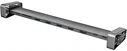 Мультипортовый USB Type-C хаб (концентратор) Trust Dalyx Aluminium 10 in 1 Multi-port Dock Gray (23417_TRUST)