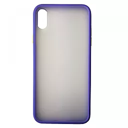 Чехол 1TOUCH Gingle Matte Apple iPhone XS Max Lilac/Green