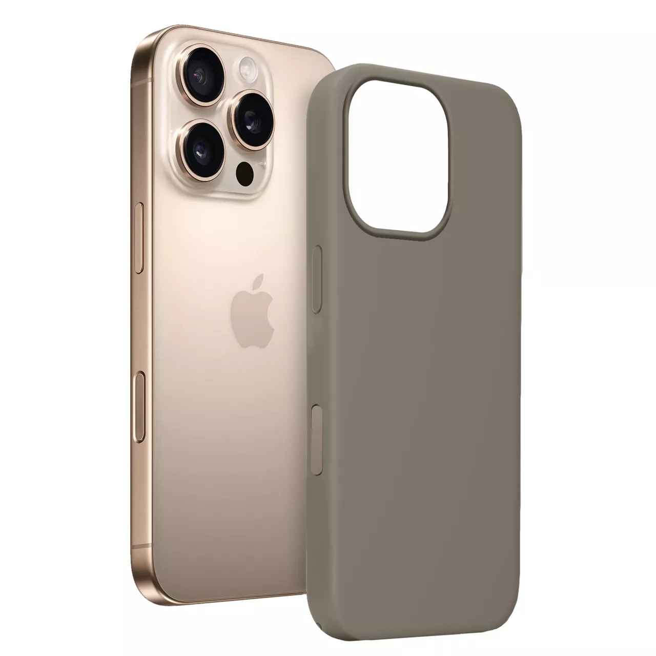 Чехол MAKE Silicone Magnet Pro для Apple iPhone 16 Pro  Clay - фото 3