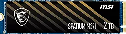 SSD Накопитель MSI Spatium M371 2 TB (S78-440Q400-P83) - фото SSD Накопитель MSI Spatium M371 2 TB (S78-440Q400-P83)