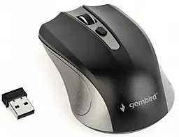 Компьютерная мышка Gembird MUSW-4B-04-GB Grey/Black - миниатюра 2
