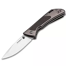 Нож Boker Magnum Advance Checkering Dark Bronze (01RY303) - фото Нож Boker Magnum Advance Checkering Dark Bronze (01RY303)
