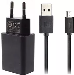 Сетевое зарядное устройство с поддержкой быстрой зарядки для Xiaomi Mi Charger 2.5A + кабель Micro USB Black - фото Сетевое зарядное устройство с поддержкой быстрой зарядки для Xiaomi Mi Charger 2.5A + кабель Micro USB Black