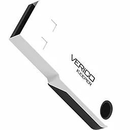 Флешка Verico USB 2.0 16Gb Keeper (1UDOV-P0WKG3-NN) White/Black - фото Флешка Verico USB 2.0 16Gb Keeper (1UDOV-P0WKG3-NN) White/Black
