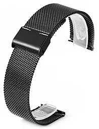 Змінний ремінець для розумного годинника Amazfit Bip Melanese series Black (F-22)