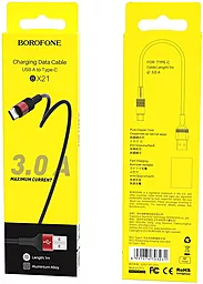 Кабель Borofone BX21 USB-A - Type-C 15w 3a 1м cable Red - мініатюра 5 Кабель Borofone BX21 USB-A - Type-C 15w 3a 1м cable Red - мініатюра 5