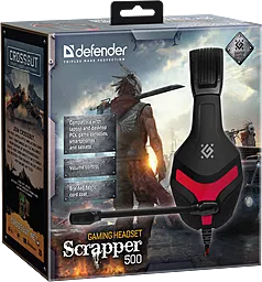 Наушники Defender Scrapper 500 Black/Red (64500) - миниатюра 9