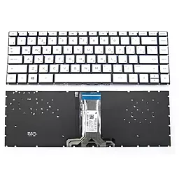 Клавиатура для ноутбука HP Pavilion 13-dk, с подсветкой  Silver