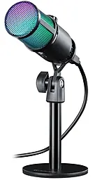 Микрофон Defender Glow GMC 400 USB RGB Black (64640) - фото Микрофон Defender Glow GMC 400 USB RGB Black (64640)