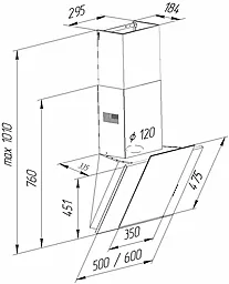 Airvent/slop PYRAMIDA NR-MV 50 M BL - миниатюра 3 Airvent/slop PYRAMIDA NR-MV 50 M BL - миниатюра 3