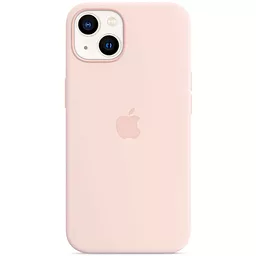 Чехол Silicone Case Full для Apple iPhone 13 Chalk Pink