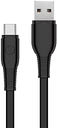 Кабель Walker C595USB-A - Type-C 12w 2.4a 1м cable Black - фото Кабель Walker C595USB-A - Type-C 12w 2.4a 1м cable Black