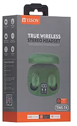 Навушники Yison TWS-T4 Green - мініатюра 6