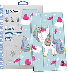 Чехол для планшета BeCover Smart Case для OnePlus Pad Go 11.35" Unicorn (710993) - фото Чехол для планшета BeCover Smart Case для OnePlus Pad Go 11.35" Unicorn (710993)