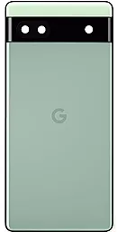 Задняя крышка корпуса Google Pixel 6a со стеклом камеры, Original Sage (Green) - фото Задняя крышка корпуса Google Pixel 6a со стеклом камеры, Original Sage (Green)