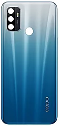 Задняя крышка корпуса Oppo A53 4G 2020 / A53s / A32 / A33 2020 со стеклом камеры Original Fancy Blue - фото Задняя крышка корпуса Oppo A53 4G 2020 / A53s / A32 / A33 2020 со стеклом камеры Original Fancy Blue