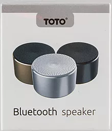 Колонки акустичні TOTO Bluetooth Speaker Mini Silver/White - мініатюра 3