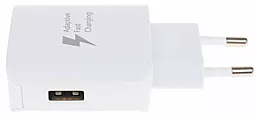 Мережевий зарядний пристрій з швидкою зарядкою Samsung 2A + Type-C Cable (Fast Charging) White (EP-TA200) - мініатюра 2