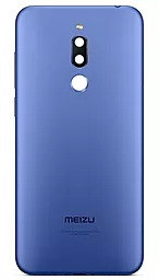 Задняя крышка корпуса Meizu M6T со стеклом камеры Blue - фото Задняя крышка корпуса Meizu M6T со стеклом камеры Blue