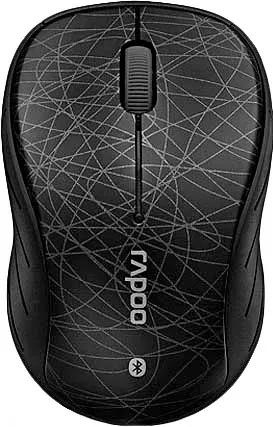 Комп'ютерна мишка Rapoo 6080 Bluetooth Optical Mouse Black - фото 1