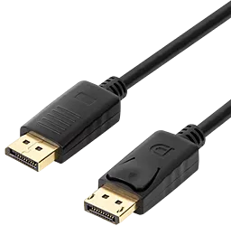 Відеокабель DisplayPort Cable v1.2 1.8м Black (CCBP-DP-DP-1.8) Maxxter - фото Відеокабель DisplayPort Cable v1.2 1.8м Black (CCBP-DP-DP-1.8) Maxxter