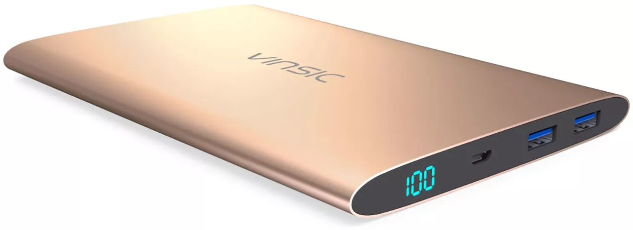 Повербанк Vinsic VSPB207 15000 mAh Gold - фото 2